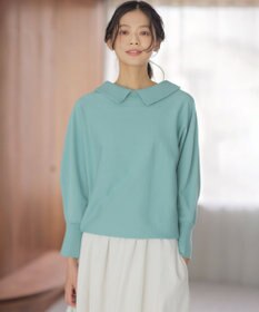 組曲 【加藤ローサさん着用・新色追加・前後着用可】スムースストレッチロールネック ニット