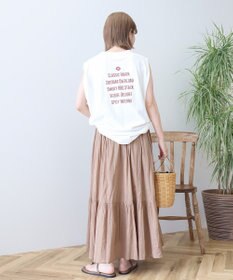 AMERICAN HOLIC ロゴ刺繍ノースリーブプルオーバー