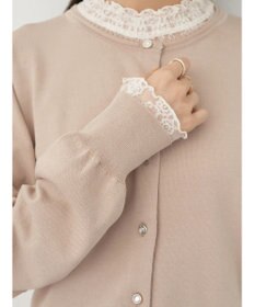 earth music&ecology いろいろ釦クルーネックカーディガン