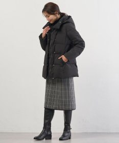 J.PRESS LADIES S 【洗える・2way】タフタダウン ミドル丈 コート