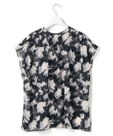 23区 【洗える】Ratti シャドーフラワー プリント ブラウス