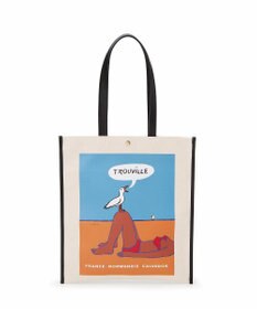 TOPKAPI 【Breath TOPKAPI】サヴィニャック × Breath TOPKAPI アート プリント フラット オーガニックキャンバス トート バッグ