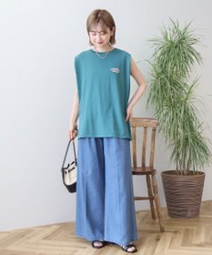 AMERICAN HOLIC ロゴ刺繍ノースリーブプルオーバー