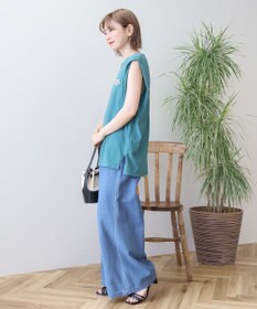 AMERICAN HOLIC ロゴ刺繍ノースリーブプルオーバー