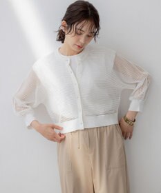 組曲 メッシュニット カーディガン