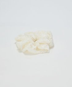 Phoebe ガーリッシュレースシュシュ　ホワイト