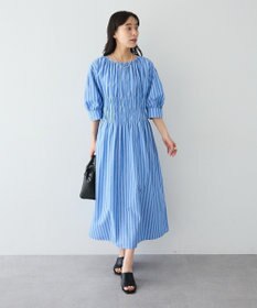 CRAFT STANDARD BOUTIQUE インド製 ハーフスリーブシャーリングワンピース