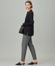 ICB 【UVカット・洗える】ウール2WAYストレッチ ドロストパンツ