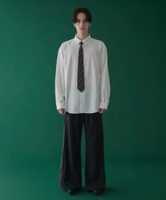 WEGO タイ付きシャツ(LS)