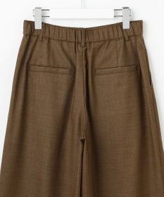 自由区 デニムライクツイルワイド パンツ