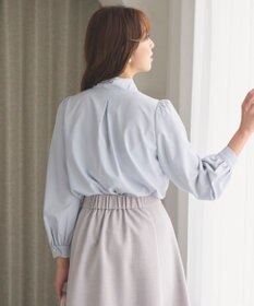 Feroux 【新色追加・洗える】ボリューム リボンタイ ブラウス