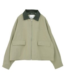 CRAFT STANDARD BOUTIQUE フェイクレザー衿ブルゾン