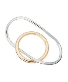 AMERICAN HOLIC オーバーラッピングダブルリング