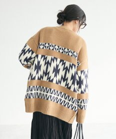 CRAFT STANDARD BOUTIQUE オルテガ柄ニットカーディガン