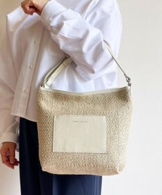 Hekhèr Le Style de Vie 【日本製 / 3WAY】ジュート×牛革 ショルダーバッグmedium