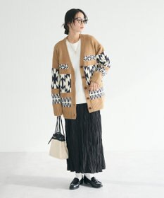 CRAFT STANDARD BOUTIQUE オルテガ柄ニットカーディガン
