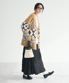 CRAFT STANDARD BOUTIQUE オルテガ柄ニットカーディガン