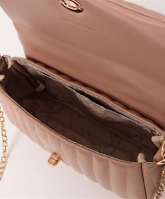 style code 【MERCURYDUO/マーキュリーデュオ】ストライプキルティング　フラップショルダーバッグ