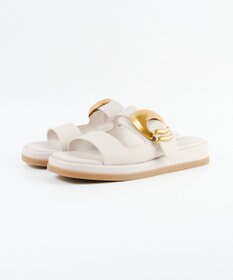 STEVE MADDEN BAY-RIDGE ビッグバックルフラットサンダル