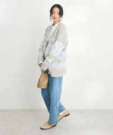 CRAFT STANDARD BOUTIQUE オルテガ柄ニットカーディガン