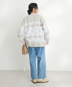 CRAFT STANDARD BOUTIQUE オルテガ柄ニットカーディガン