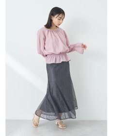 earth music&ecology シャーリングシアーブラウス