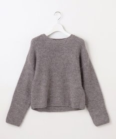 Feroux 【洗える】片畦プルオーバーニット