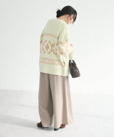 CRAFT STANDARD BOUTIQUE オルテガ柄ニットカーディガン