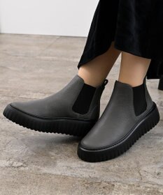 Pointer 日本製 本革厚底サイドゴアブーツ