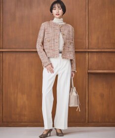 23区 S 【CLASSY.掲載/洗える】スムージーコットン タートルネック ニット