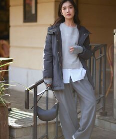 23区 L 【GLOW10月号掲載/洗える】ナチュラルコットンベアコンビ カットソー