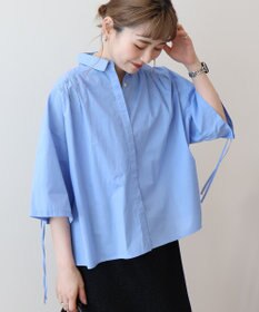 AMERICAN HOLIC 【先行予約】【WEB限定】ギャザーリボンスリーブ半袖シャツ