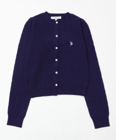 WEGO 【26年春新作】別注USPOLOケーブルニットカーデ