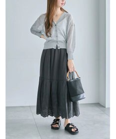 Te chichi Levita14GVネックカーディガン