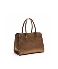 A.D.M.J. 【牛革】メタリックレザー/ヘリ巻きベルトトートM(Dカン+)