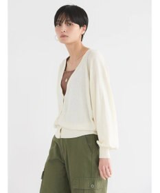 AMERICAN HOLIC 袖ボリュームショートニットカーディガン