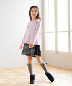 組曲 KIDS 【110-140㎝】オーナメント刺繍 トレーナー