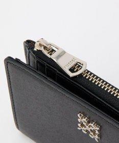 ミニモノグラムプレートハーフウォレット(SO-421) / russet