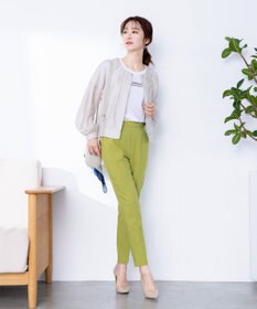 Tiaclasse 【洗える】テーパードパンツ