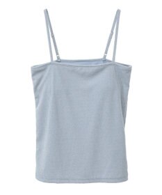 AMERICAN HOLIC カップ付き　ラメリブキャミソール