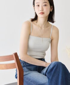 AMERICAN HOLIC カップ付き　ラメリブキャミソール