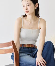 AMERICAN HOLIC カップ付き　ラメリブキャミソール