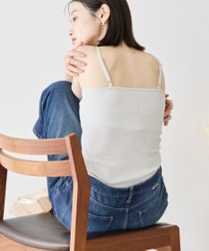 AMERICAN HOLIC カップ付き　ラメリブキャミソール