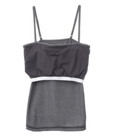 AMERICAN HOLIC カップ付き　ラメリブキャミソール