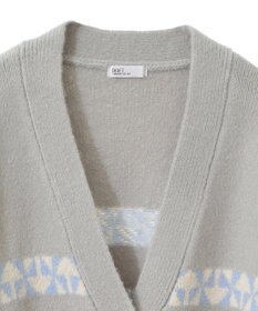 CRAFT STANDARD BOUTIQUE オルテガ柄ニットカーディガン