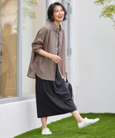 ANY L シアーシャツブラウス