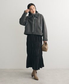 Green Parks フェイクムートンブルゾン