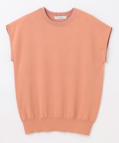 ANY 【UVケア/接触冷感/アンチピリング】クールタッチフレンチスリーブニット