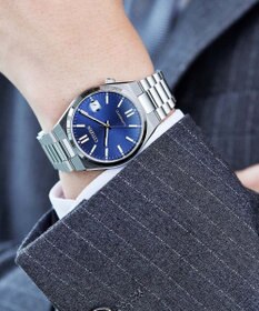 CITIZEN 【TSUYOSA 37mm】使いやすいグレーブルーカラーのメカニカルウオッチ NJ0200-50M