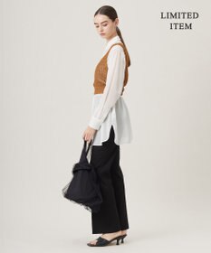 ICB 【WEB限定・洗える】キュプラハイパワーストレッチ セミフレアパンツ